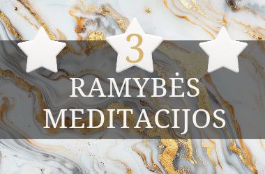 Dovana trys ramybes meditacijos, kaledos 2024