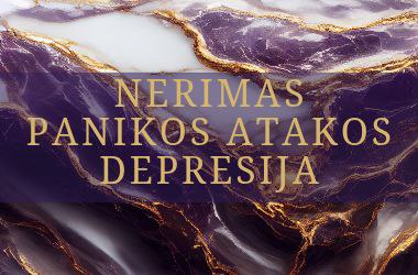 nerimas panikos atakos depresija seminaras su indre asada