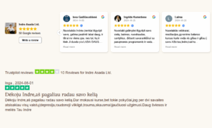kam reikalingi atsiliepimai, indre asada blogas