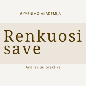 renkuosi save analize su praktika